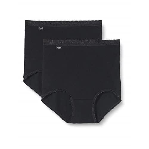 sloggi Damen Basic+ Maxi 2P Slip, Black, 46 im Sale