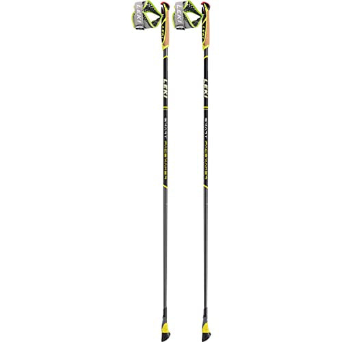 LEKI Damen, Herren Nordic Walking-Stock Smart Pacemaker dunkelanthrazit-schwarz-grün-weiß 110 im Sale