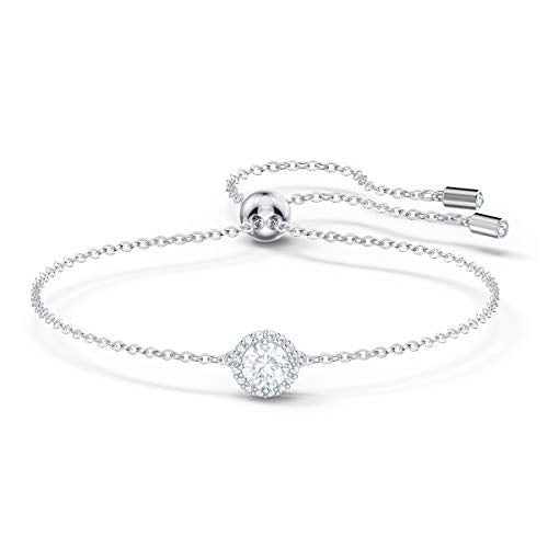 Swarovski Una Angelic Bracelet, Round Cut, White, Rhodium-Plated on Sale
