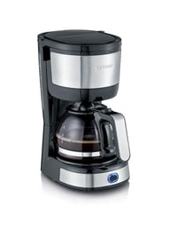 Thumbnail for SEVERIN compact coffee machine, aromatic coffee with the coffee maker for up to 4 cups, filter coffee machine with permanent swivel filter, stainless steel/black, KA 4808 on sale