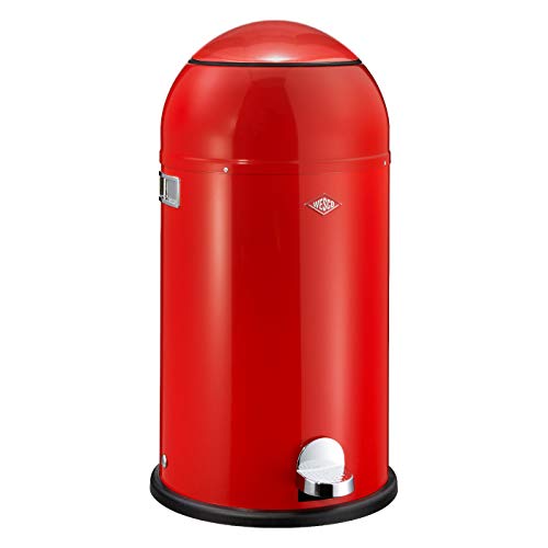 Wesco Liftmaster trash can 33 liters red on sale