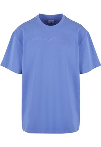 Karl Kani Herren KM241-059-5 Autograph Heavy Jersey Boxy Tee Lilac im Sale