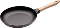 Thumbnail for STAUB Gusseisen Pfanne mit Holzgriff, 24 cm, mit mattSchwarzer Emaillierung im Inneren der Pfanne, für alle Herdarten inkl Induktion & Backofen, Schwarz im Sale