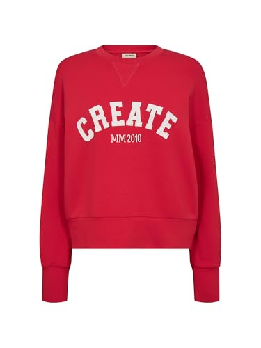 Mos Mosh MMCelli O-LS Sweatshirt Chinese Red - on sale