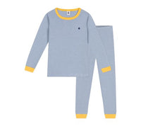 Thumbnail for Petit Bateau A0BOW Langarm-Pyjama Jungen Beach/Marshmallow 4 Jahre im Sale