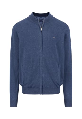 FYNCH-HATTON Strickjacke aus Baumwolle mit Stehkragen Night / 4 im Sale