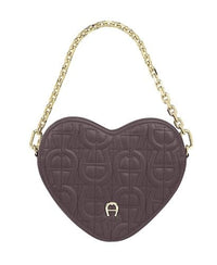 Thumbnail for Aigner Shoulder Bag Heart/Pouch Heart, Rosewood on Sale