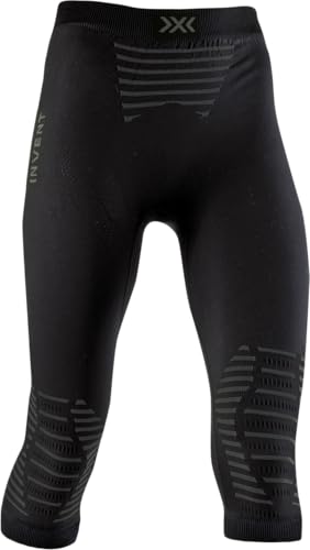 X-Bionic Invent 4.0 3/4-Kompressionshose Schwarz Frau Grösse im Sale