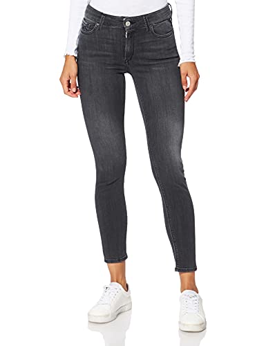 Replay women's jeans Luzien skinny fit with power stretch, Dark Gray 097 (gray), 28W / 28 on sale