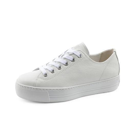 Paul Green Damen, Frauen Low-Top Sneaker,Plateausohle,straßenschuhe,Strassenschuhe,Sportschuhe,Freizeitschuhe,Turnschuhe,Weiß (JA),39 EU / 6 UK im Sale