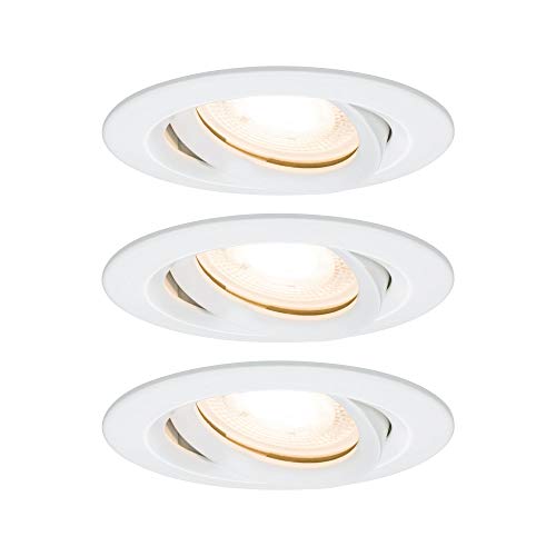 Paulmann Premium EBL Set Name IP65 schwenkbar LED 3x_W 230V GU10 51mm Weiß/Metall im Sale