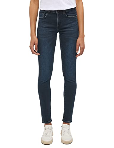 MUSTANG Damen Jeans Shelby Slim Fit - Blau - Deep Blue Denim W25-W34 Stretch, im Sale