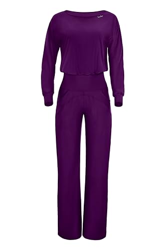 Winshape Damen Functional Comfort Jumpsuit JS101LSC, Comfort Style, Fitness Freizeit Yoga Pilates, Teal-Green im Sale