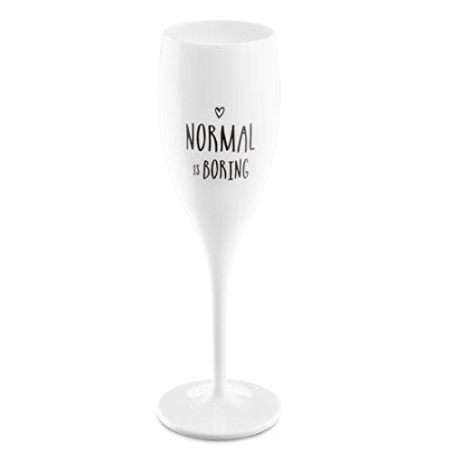 CHEERS NO. 1 NORMAL IS BORING Super Glass 100ml with print on sale