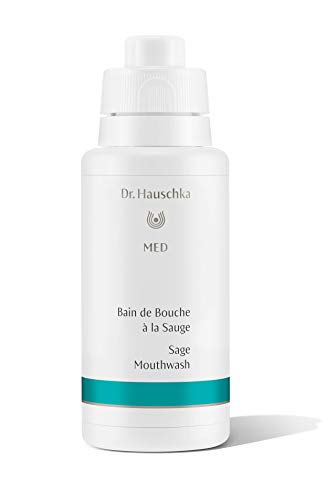 Dr. Hauschka Mundwasser - MED Sage Mundwasser 300 ml, Mundgeruch Behandlung, Natürlich, Zusatzfrei, Farbstofffrei, Salbei, Gingivitis, Mundgeruch im Sale
