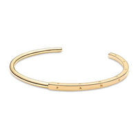 Thumbnail for PANDORA Signature ID Bangle in Gold with 14-carat gold-plated metal alloy Signature Collection, on sale