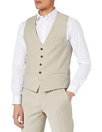 Thumbnail for CINQUE Herren CIMONOPOLI-W Business-Anzug Weste, 25 braun, 48 im Sale