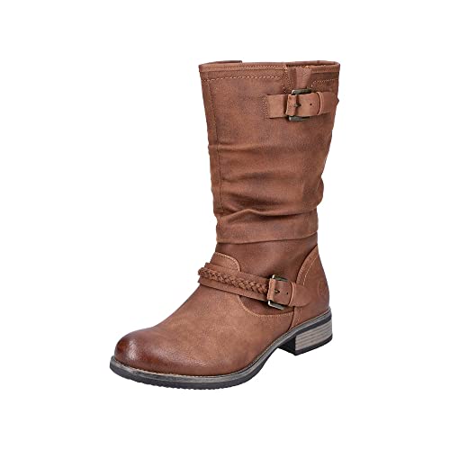 Rieker Damen 98860 Hohe Stiefel, Braun (Nuss 22), 39 EU im Sale