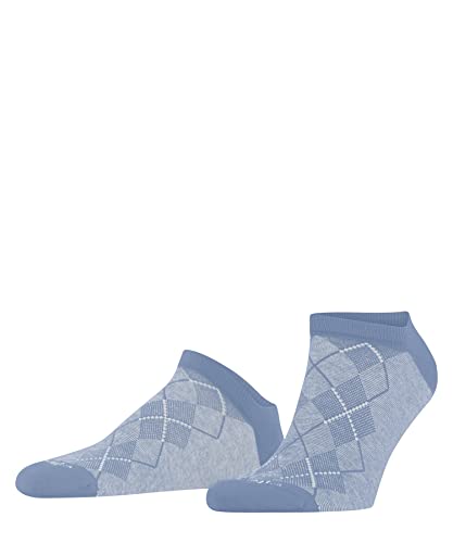 Burlington Herren Sneakersocken Carrington SN Baumwolle kurz gemustert 1 Paar, Blau (Azure 6327), 40-46 im Sale