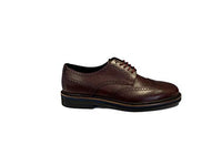Thumbnail for Inglese Bordeaux Leder Schuh, Rot - bordeaux - im Sale