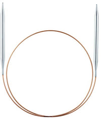 Thumbnail for Addi AD1057100-3.50 Circular Knitting Needle, Metal, Silver/Gold, 100 cm length x 3.5 mm thickness on sale