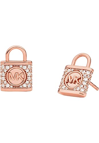 Michael Kors - Damen-Ohrstecker Premium Kors MK aus goldfarbenem Sterlingsilber, MKC1628AN710 im Sale