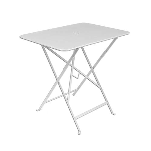 Fermob rechteckiger Stehtisch in der Farbe Baumwollweiß, aus der Kollektion Bistro mit den Maßen 77 x 57 cm, 024301 im Sale