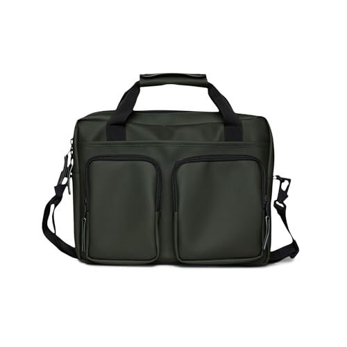 RAINS BORSA TEXEL TECH BAG W3 GREEN ART. 14250 im Sale