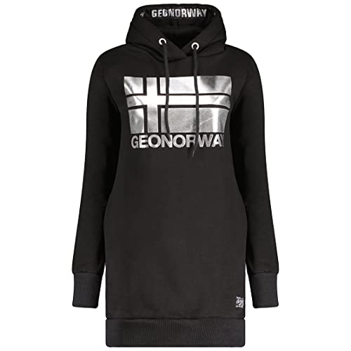 Geographical Norway Women's Fabienne Lady Hoodie, Noir, 38 on Sale