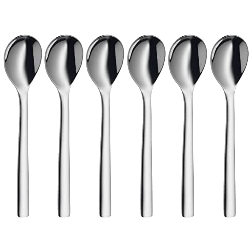 WMF Nuova Eierlöffel Set 6-teilig, Cromargan Edelstahl poliert spülmaschinengeeignet, 12 cm im Sale