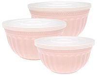 Thumbnail for GreenGate Bowl with lid Alice Pale pink Set of 3 on sale