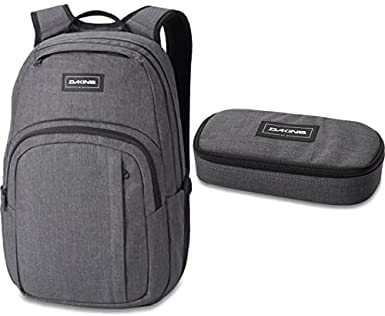 Dakine Campus Backpack, Daypack for School, Work and University, Sports Backpack and School Bag with Laptop Compartment and Back Padding, 33L &amp; Unisex School Case Standard Accessories, Carbonii on Sale