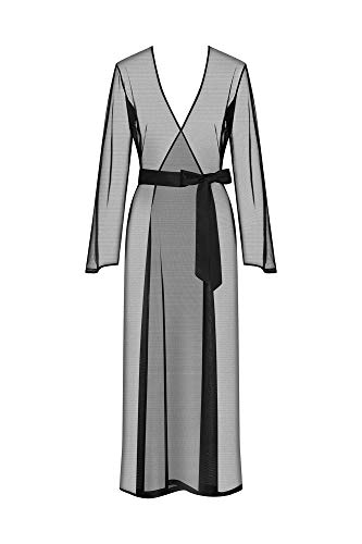 MAISON CLOSE Long kimono - Madame Rêve - Black