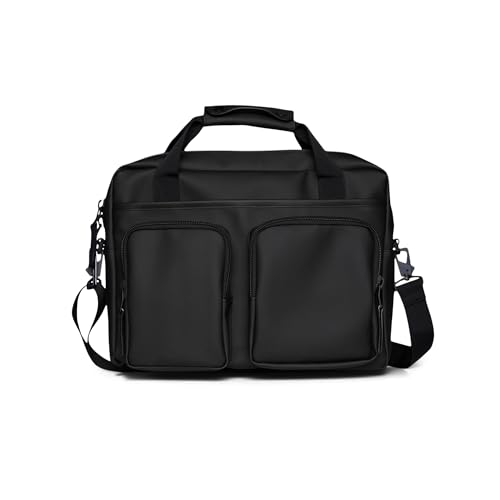 RAINS BORSA TEXEL TECH BAG W3 BLACK ART. 14250 im Sale