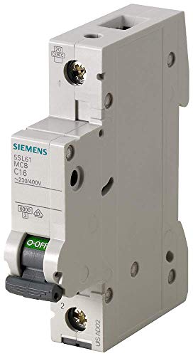 SIEMENS Ingenuity for life - Leitungsschutzschalter 6kA 1 polig Typ B 10A im Sale