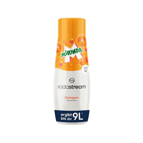 sodastream Sirup Mirinda - 1x Flasche ergibt 9 Liter Fertiggetränk, Sekundenschnell zubereitet und immer frisch, 440 ml im Sale