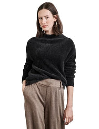 Thumbnail for STREET ONE Damen A302788 Federgarn Pullover, Schwarz, EU im Sale