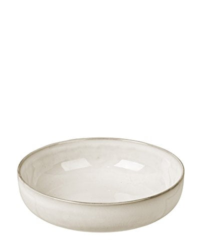 Broste Copenhagen Nordic Sand flache Schale Ø 17cm, beige im Sale