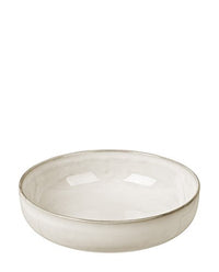 Thumbnail for Broste Copenhagen Nordic Sand flache Schale Ø 17cm, beige im Sale