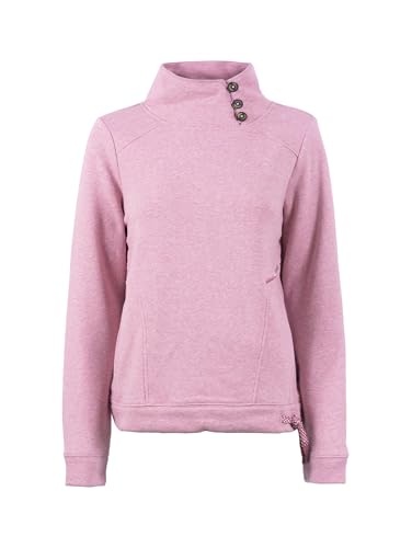 s'questo Sweatshirt Sweatshirt, Stehkragen, Grün, Knöpfe Soft Moss Melange Soquesto Kollektion Love Letters im Sale