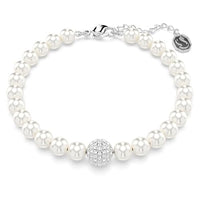 Thumbnail for Swarovski Swa Remix Strand, Crystal Pearl, White, Rhodium-plated on sale
