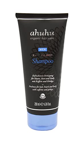 ahuhu organic hair care Men 3in1 All Over Shampoo 200ml on sale