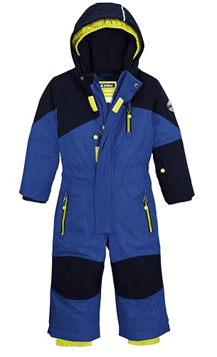 Killtec Kesley Mini Skioverall/Schneeanzug mit Kapuze und Schneefang, royal, 110/116 im Sale