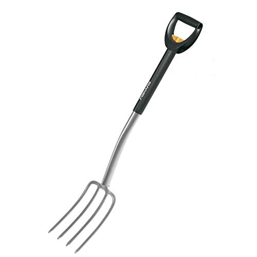 Fiskars Teleskop-Spaten für schwere, steinige Böden, Spitz, Länge: 111 - 130 cm, Verstärktes Borstahl-Blatt, Schwarz/Orange, Xact, 1066732 im Sale