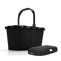 Thumbnail for Reisenthel carrybag Frame Black handle basket shopping basket black + cover black on sale