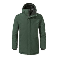 Thumbnail for Schöffel Herren Ins Parka Style Crivat MNS, wasserdichte und atmungsaktive Winterjacke, komprimierbarer, leichter Parka mit nachhaltiger Wattierung, dark jade, 52 im Sale