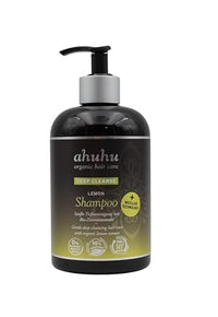 Thumbnail for ahuhu organic hair care Deep Cleanse Lemon Shampoo 500ml | Deep cleansing | Micellar technology | with organic lemon, hibiscus, and pomelo extract on sale