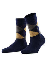 Thumbnail for Burlington Damen Socken Whitby W SO weich und warm gemustert 1 Paar, Blau (Navy 6153), 36-41 im Sale