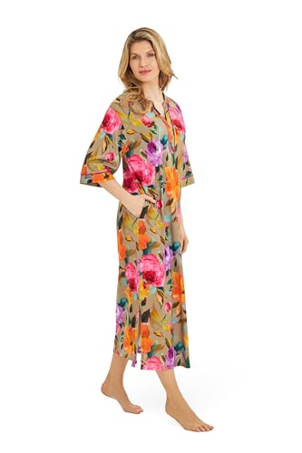 Rösch Nachthemd im Aquarell-Blüten-Druck Maxi-Länge Baumwolle/Modal 1243739 15647 im Sale
