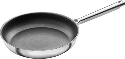 ZWILLING TrueFlow frying pan, 28 cm, non-stick coating, suitable for induction, stainless steel, silver/black on sale